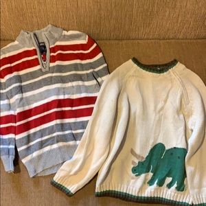 Boys clothing 4T sweaters EUC Jaine & jack & chero
